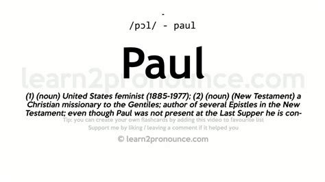 paul meaning in tamil|saint paul meaning.